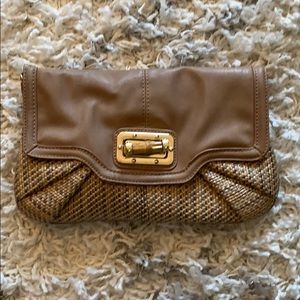 Aldo crossbody/clutch -brown/tan